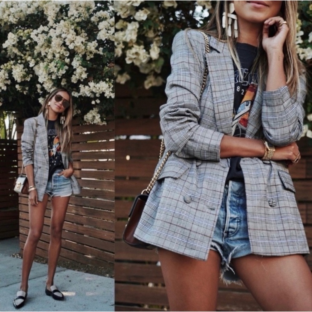 MAJORELLE Rhea Blazer in Pewter - Picture 2 of 10